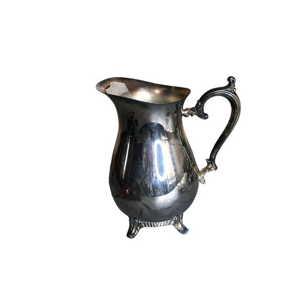 The International Silver Company Beverage Water Pitcher Ice Guard Silverplated - Picture 2 of 11